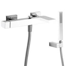 Kit de Bañera-Ducha Blanco Cromo SLIM TRES