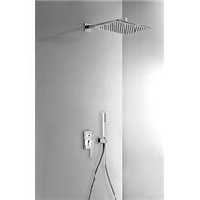 Conjunto de ducha 2 vías Blanco Cromo SLIM TRES