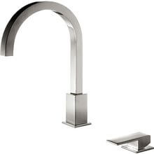 Grifo de lavabo en batería acero TRES CUADRO L