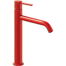 Grifo de lavabo Rojo L TRES STUDY 