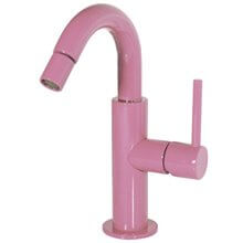 Grifo de bidé alto Fucsia TRES STUDY