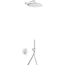 Conjunto de ducha Blanco de 2 vías TRES STUDY