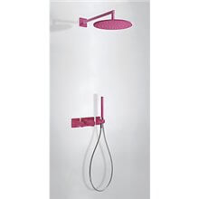Kit de ducha termostático Violeta de 2 vías TRES STUDY