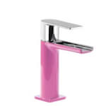 Grifo de lavabo Fucsia de Cascada TRES LOFT