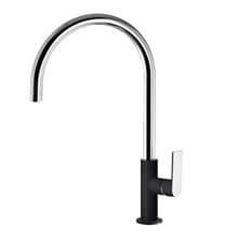 Grifo de lavabo Negro en C LOFT XXL TRES