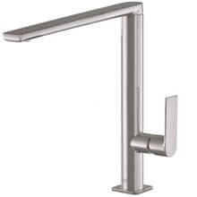 Grifo de lavabo recto de Acero TRES LOFT L
