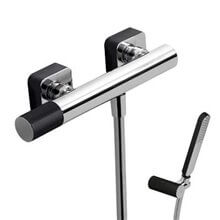 Kit de ducha Negro TRES LOFT