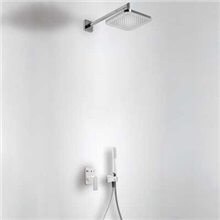 Conjunto de ducha Blanco de 2 vías TRES LOFT