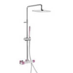 Columna de ducha termostática Cr/Vi TRES LOFT