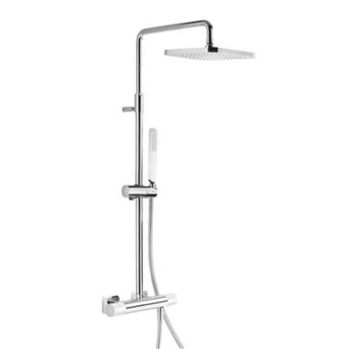 Columna de ducha termost&aacute;tica Cr/Bl TRES LOFT