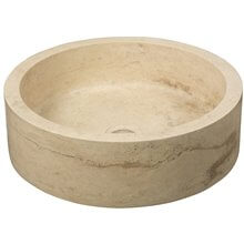 Lavabo sobre encimera Bowl Travertine