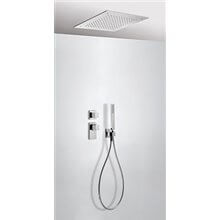 Kit de ducha termostático 2 vías Techo CUADRO-TRES