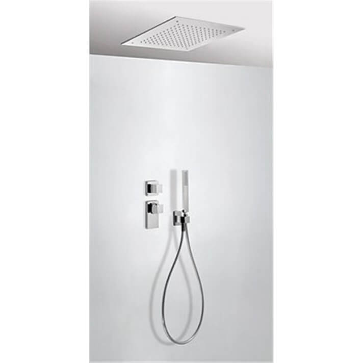 Kit de ducha termost&aacute;tico 2 v&iacute;as Techo CUADRO-TRES
