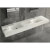 Lavabo encimera ATENEA 2 senos Resigres