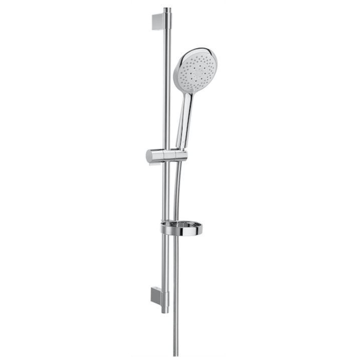 Kit de ducha Round barra 80cm 4 funciones Sensum Roca