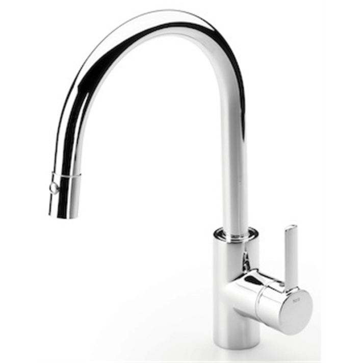 Grifo monomando cocina funci&oacute;n ducha Targa Roca