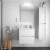 Mueble 60cm Blanco Brillo de 2 cajones SALGAR NOJA
