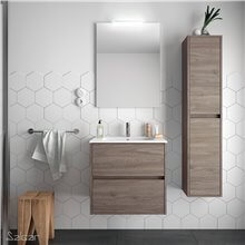 Mueble 71cm Roble Eternity de 2 cajones SALGAR NOJA