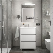 Mueble 61cm Blanco Brillo 3 cajones SALGAR ARENYS