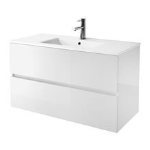 Mueble 61cm Blanco Brillo 2 cajones SALGAR FUSSION LINE