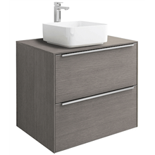 Mueble con lavabo 60cm roble sobrencimera Inspira Square Roca
