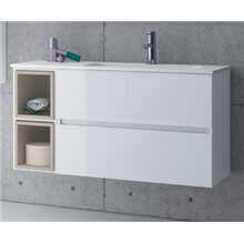 Mueble 80+25 cm 2 cajones huecos SALGAR FUSSION LINE