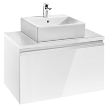 Mueble 80 cm blanco brillo Heima Roca
