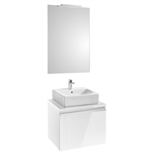 Pack mueble 60 cm blanco brillo Heima Roca