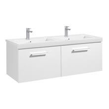 Mueble con lavabo dos cajones blanco Prisma Roca