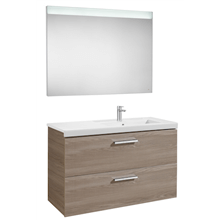 Pack mueble 110cm dos cajones fresno Prisma Roca