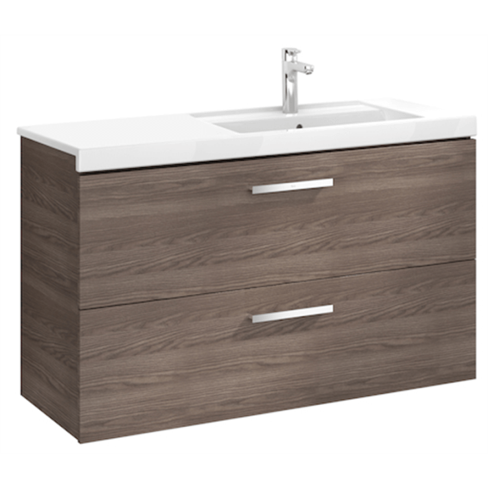 Mueble 110cm dos cajones fresno Prisma Roca
