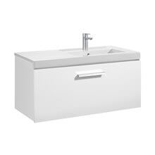 Mueble con lavabo un cajón blanco Prisma Roca