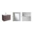 Conjunto baño SALGAR FUSSION LINE 800 Alsacia