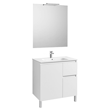 Pack mueble 80cm blanco Anima Roca