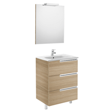 Mueble Pack Family roble 70cm Victoria-N Roca