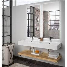 Lavabo doble + Encimera 120cm SPIRIT SALGAR