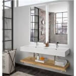 Lavabo doble + Encimera 120cm SPIRIT SALGAR