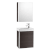 Mueble wenge con armario-espejo Mini Roca