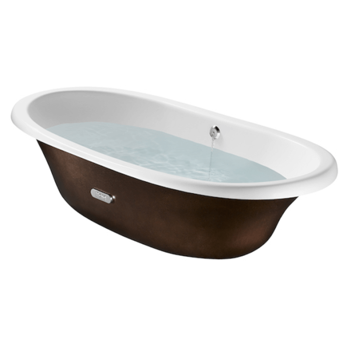 Ba&ntilde;era oval cobre Newcast ROCA