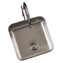 Fregadero de cocina de 1 seno cuadrado Timblau