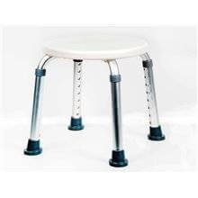Taburete de baño aluminio blanco Timblau