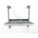 Asiento de ducha inox abatible fijo Timblau S
