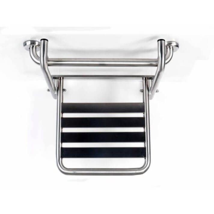 Asiento de ducha abatible satinado para colgar Timblau