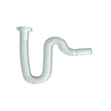 Sifón flexible para lavamanos