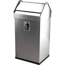 Papelera 40L de acero inox Timblau