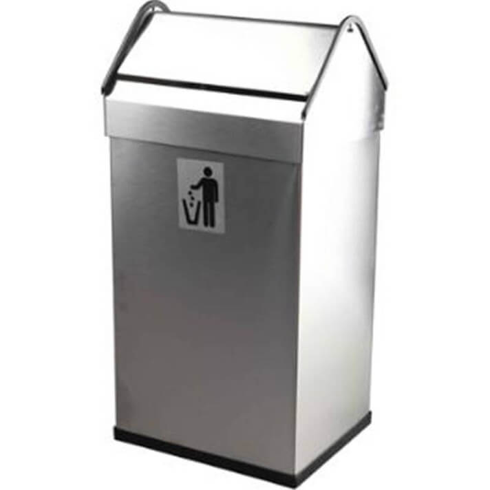 Papelera 40L de acero inox Timblau