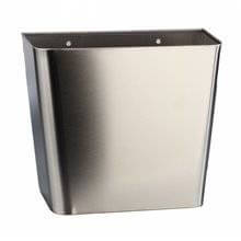 Papelera de pared Inox brillante trapezoidal Timblau