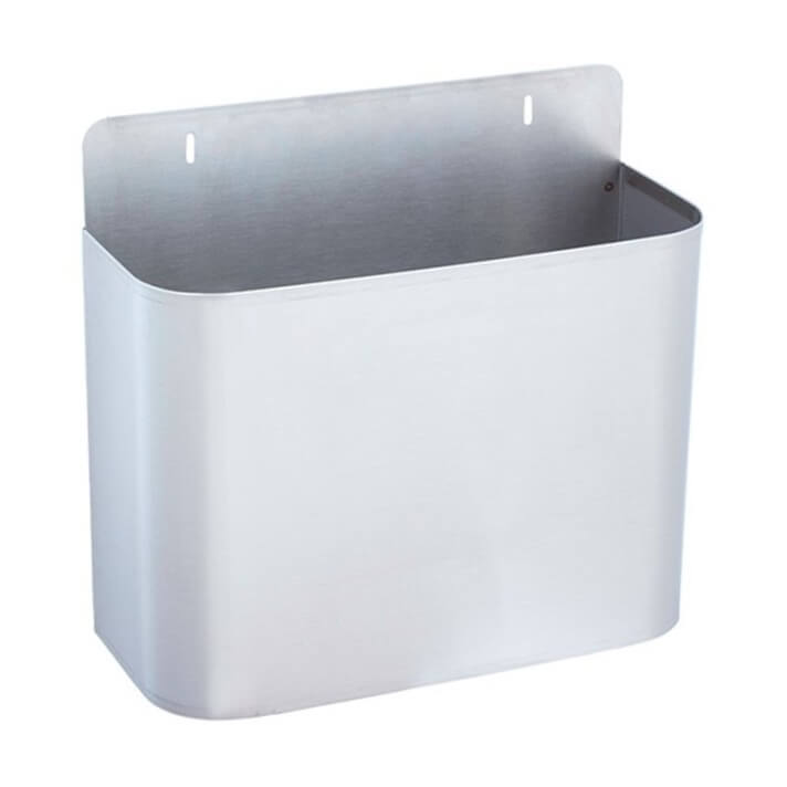 Papelera mural 11L acero inoxidable Timblau