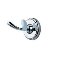 Percha doble de latón y acero Inox Timblau