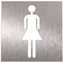 Señal mujer para baños Timblau